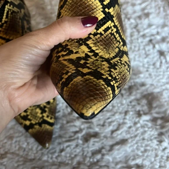 ZARA SKAKESKIN BOOTIES - Picture 9 of 13